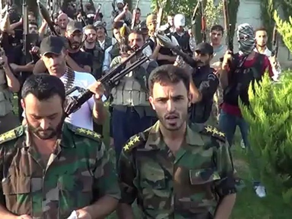 Syria فري برس  ريف دمشق تشكيل كتيبة حرملة بن الوليد 29 7 2012  29 7 2012 Damascus