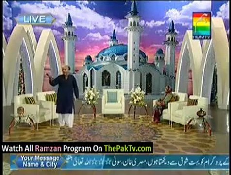 Noor e Ramzan Hum Ke Saath By Hum TV - 30h July 2012 (Aftar) - Part 4