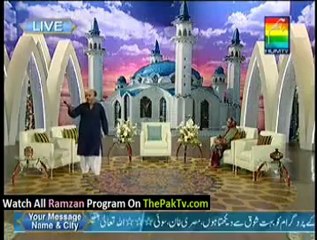 Noor e Ramzan Hum Ke Saath By Hum TV - 30h July 2012 (Aftar) - Part 4