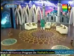 Noor e Ramzan Hum Ke Saath By Hum TV - 29thh July 2012 (Aftar) - Part 1