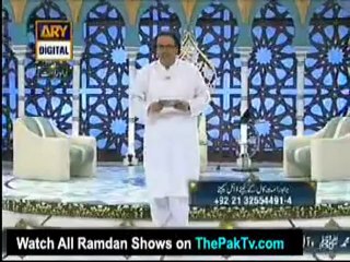 Faizan-e-Ramzan By Ary Digital - 31st July 2012 (Seher) Part 4