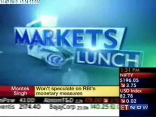 Montek Singhs reaction to lower growth targets