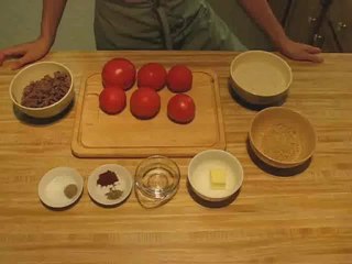 Baked Stuffed Tomatoes part 1