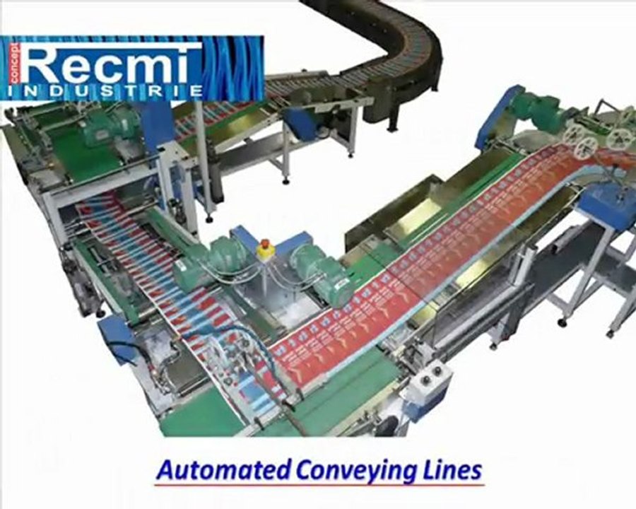 RECMI Automated conveying lines - Lignes de Convoyage Automatisé