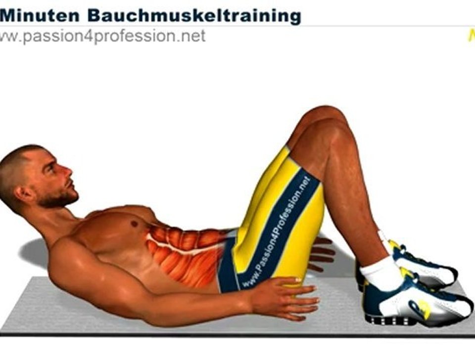Niveau 2 - Perfektes Bauchmuskeltraining in 8 minuten