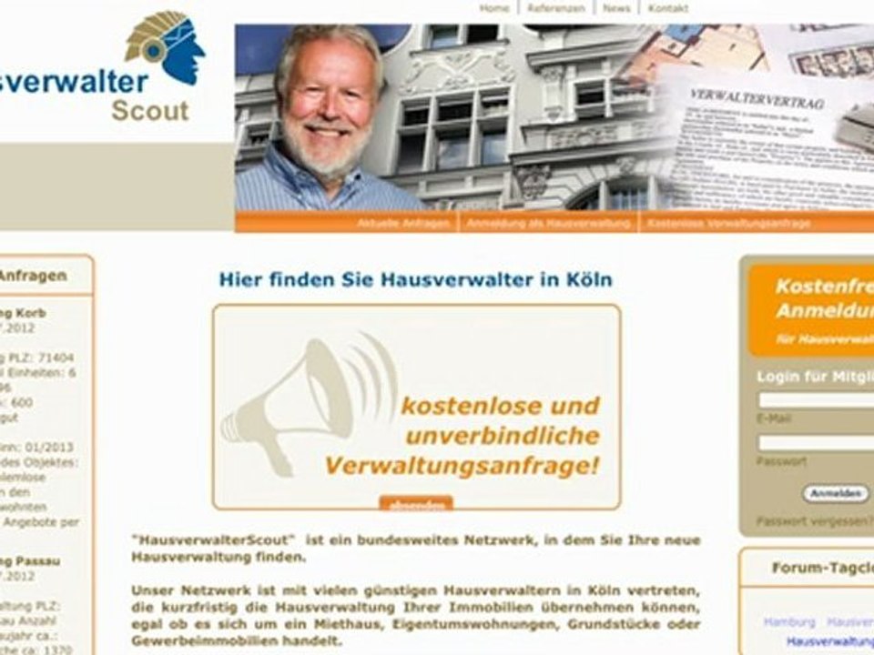 Hausverwalter in Köln finden mit HausverwalterScout.de
