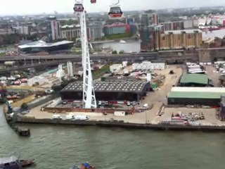 London from above via air line cable car