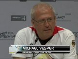 Michael Vesper:''Britta hat für die deutsche Mannschaft ein Kerze angezündet''