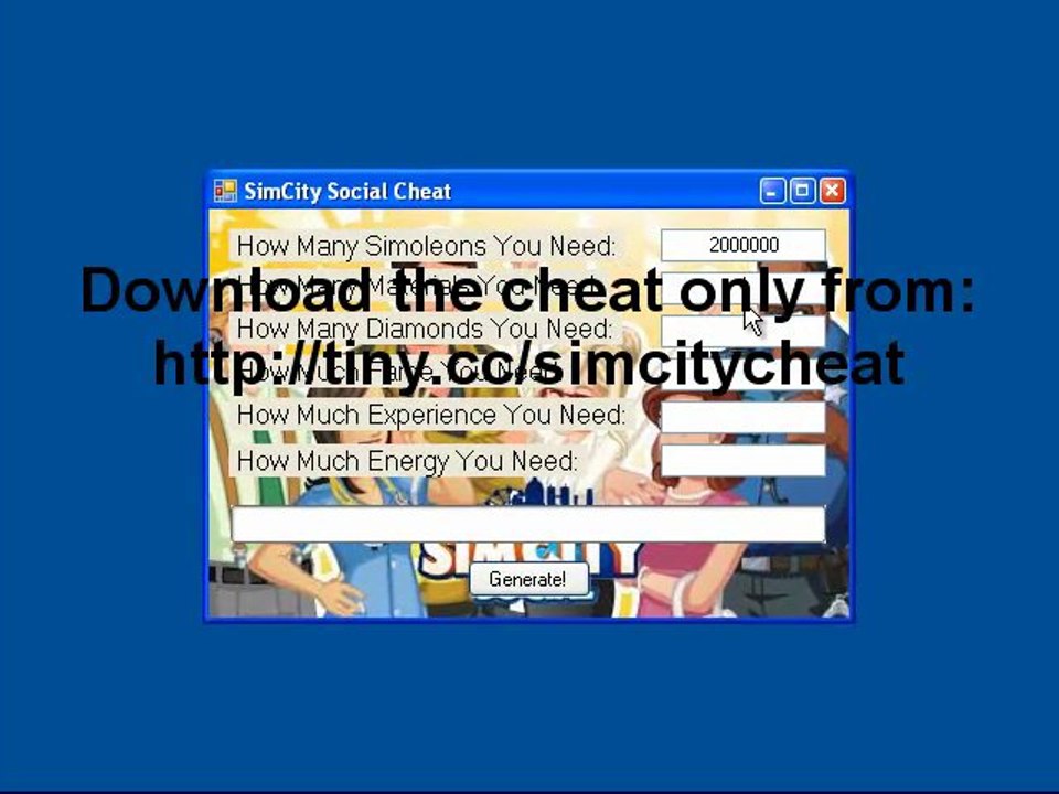 Simcity Social CHEAT/Simcity Social Hack