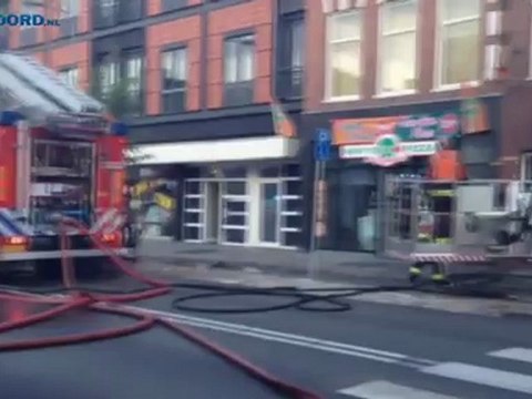 Brand in bovenwoning Verlengde Hereweg Groningen - RTV Noord