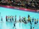 Fin du match Grande-Bretagne - Suéde + Roucoulette / Handball JO2012