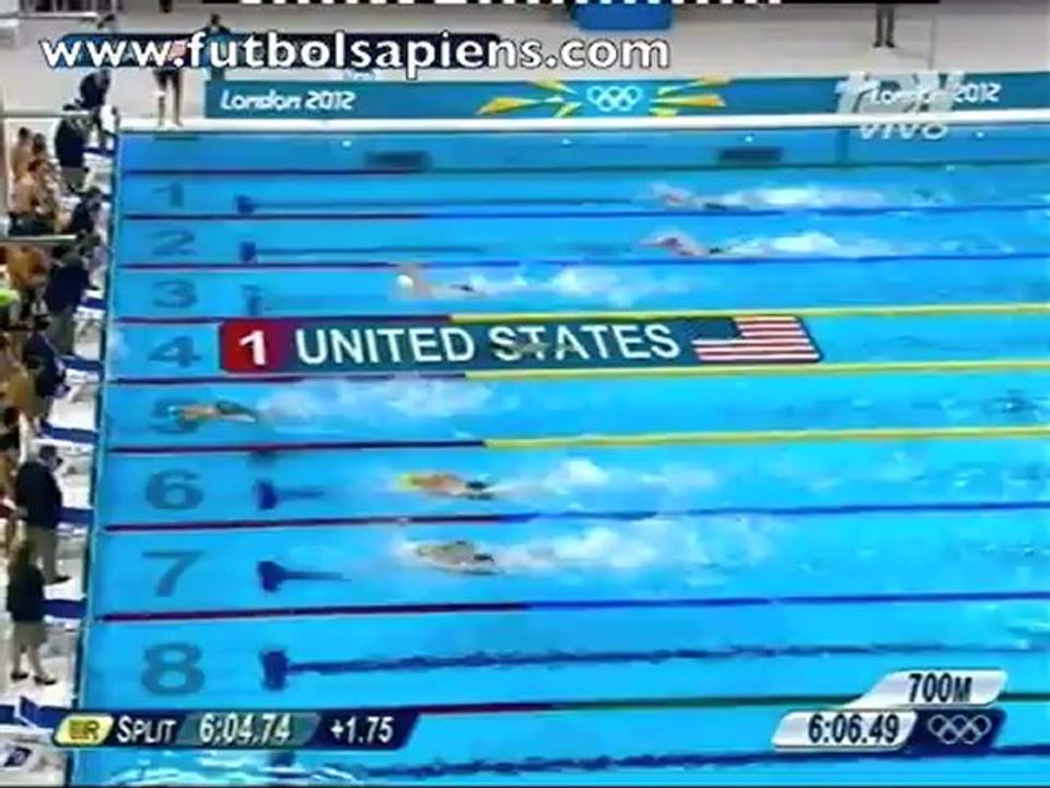 Natación 4x200 libres (final)