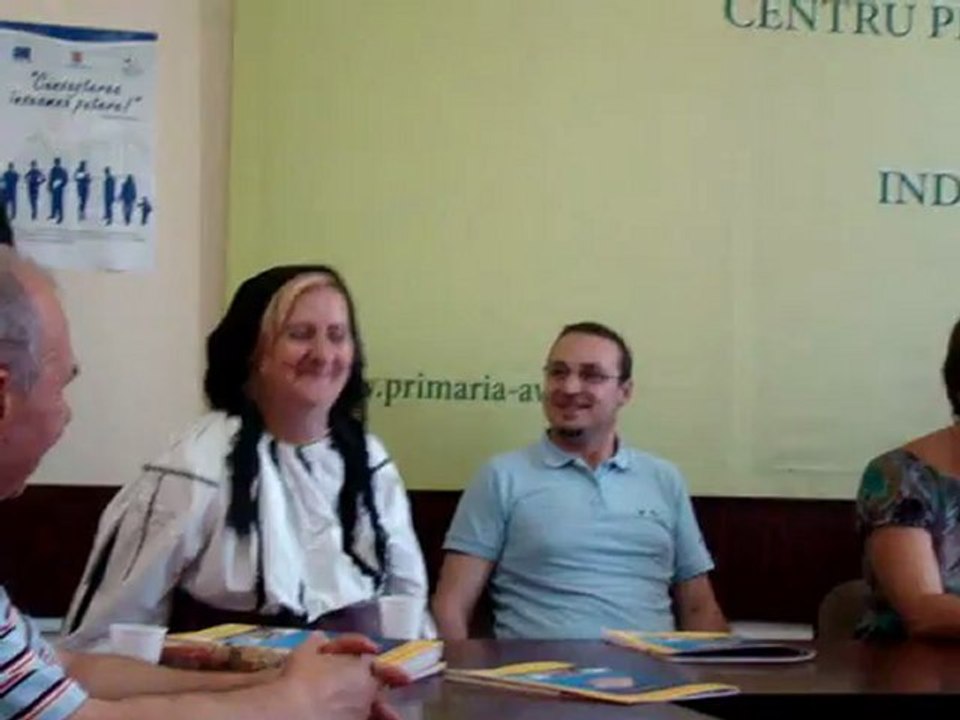 Deschiderea oficială a Taberei  de creaţie şi recreaţie Avrig, Edenul Transilvănean la Primăria Avrig, 25 iulie 2012