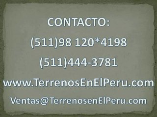 Terrenos en ventas en Lima