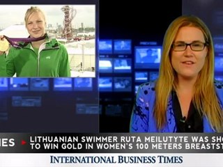 Teenage Swimming Star Gushes Over Olympic Gold