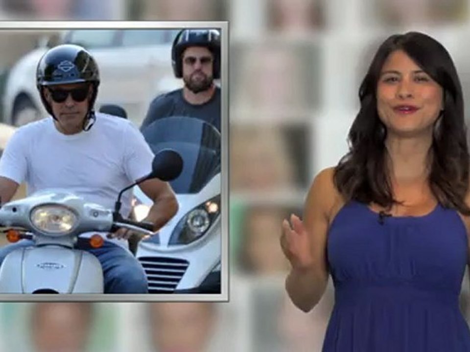 CelebrityBytes: George Clooney Scoots His Way Around Italy