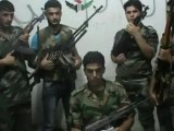 Syria فري برس حلب   انشقاق سبع مجندين من القوات الخاصه وانضمامهم للواء شهداء الاتارب 31 7 2012 Aleppo