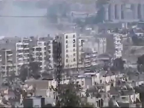 Syria فري برس صلاح الدين اثار قصف الطيران الحربي على الحي 31 7 2012 ج2 Aleppo