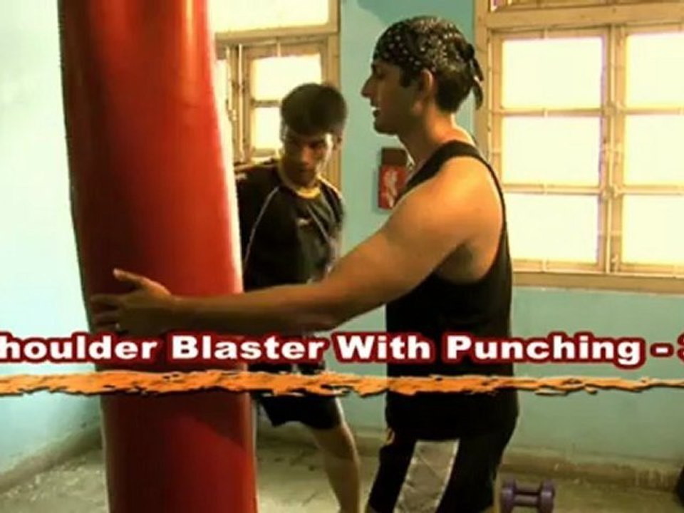 Shoulder Blaster Exercise with Punching: Side Rasis