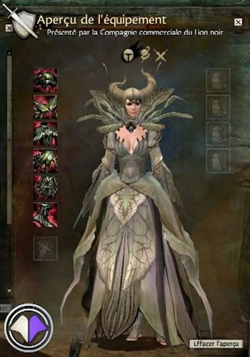 Guild Wars 2 - Armures légères du Tonnelle du Crépuscule