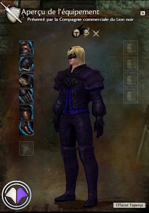 Guild Wars 2 - Armures légères des Catacombes d’Ascalon