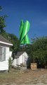 Worlds first large 10 kw 3 bladed helical vertical axis wind turbine 361-444-3711