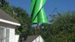 Worlds first large 10 kw 3 bladed helical vertical axis wind turbine 361-444-3711