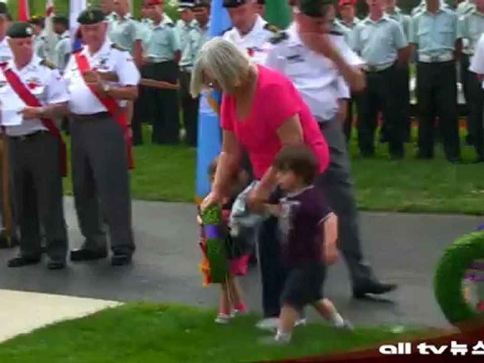 온주 위령의 벽서 한국전 정전 59주년 기념식 거행 ALLTV NEWS EAST 30JULY12