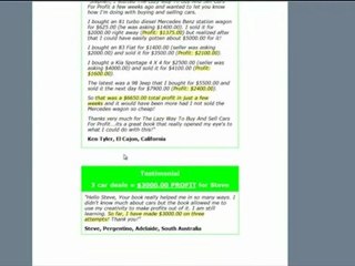 How to Flip cars For Profit