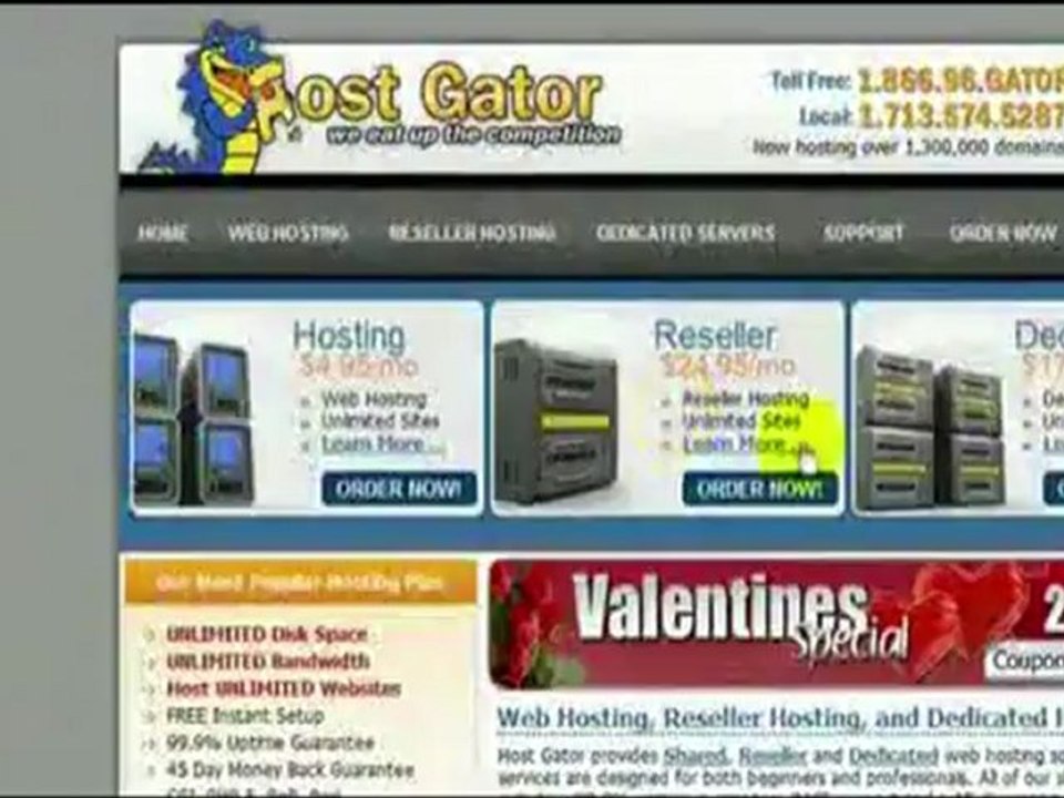 New Hostgator Coupon 1 Month Hosting For $0.01