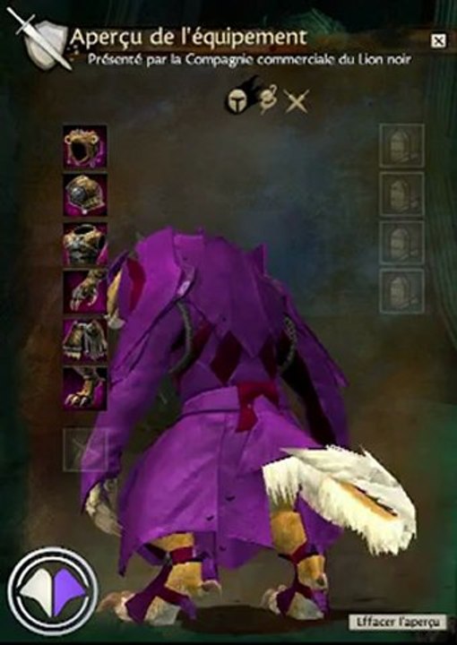 Guild Wars 2 - Armures légères des Charrs