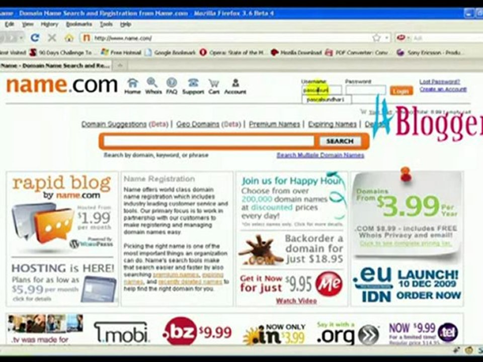 Name Voucher: COM/NET Domain Registrations and Renewals