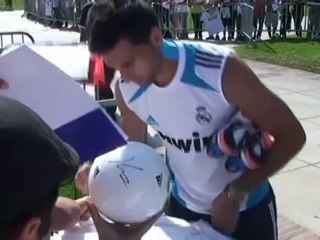El Real Madrid se entrena en Los Ángeles con toda la plantilla