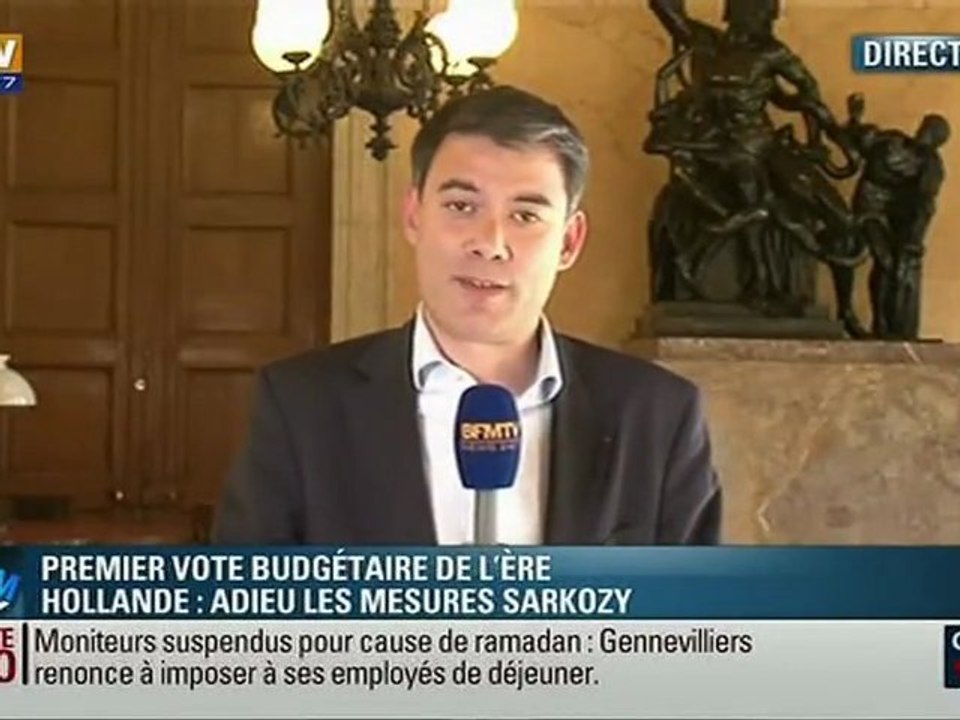 31 juillet 2012 : Interview sur BFM TV sur le projet de loi de finances rectificative