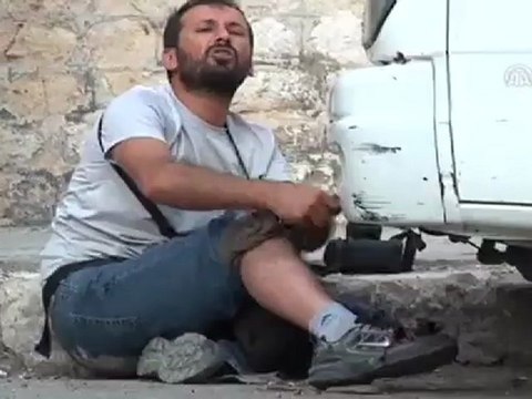 İşte AA muhabirinin vurulma anı!