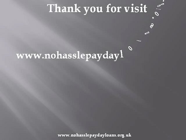 No Hassle Payday Loans