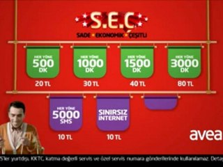 S.E.Ç. ile seçme özgürlüğü Avea'da!