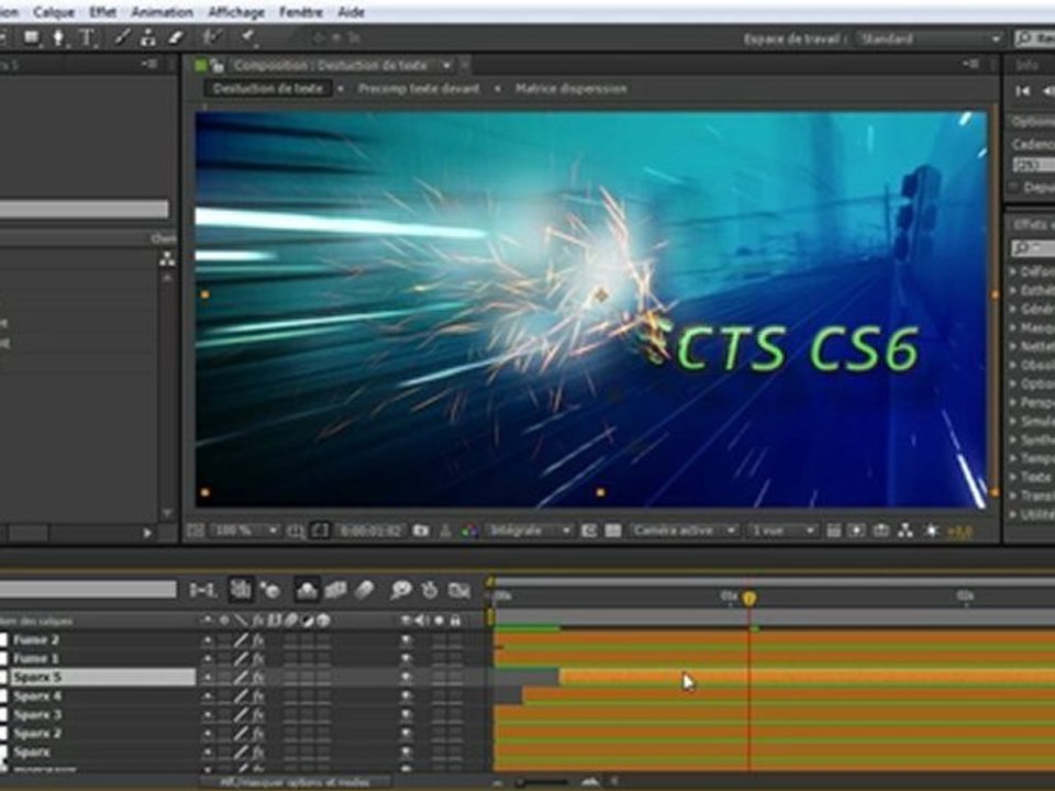 Adobe After Effects CS6 : Cache disque persistant