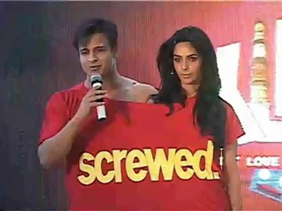 Vivek Oberoi - Mallika Sherawat at the first look launch of Kismet Love Paisa Dilli