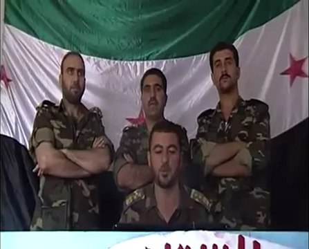Syria فري برس حمص الحولة انشقاق العقيد المظلي مصعب مظهر الفارس 31 7 202 Homs