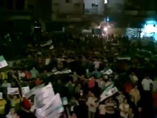Syria  فري برس حلب حي الشعار مسائية بعد صلاة التراوايح 31 7 2012 ج3 Aleppo