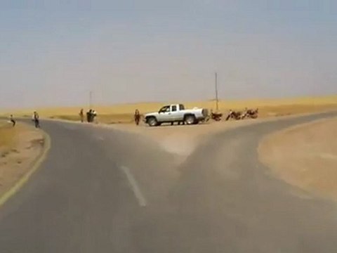 Syria فري برس الرقة حاجز كتيبة صواعق الرحمن الريف الشمالي 31 7 2012 ALrakka