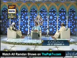 Faizan-e-Ramzan By Ary Digital - 1st August 2012 (Seher) Part 2