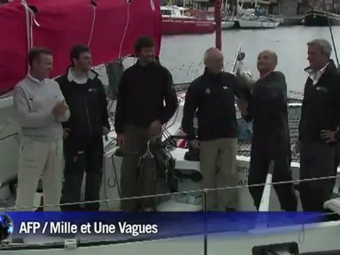 Voile: victoire d'Erwan Le Roux à la transat Québec/Saint-Malo