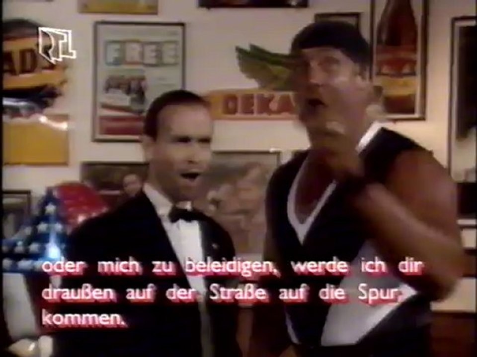 Teil 7: Horst Brack erholt vom Rene Lassartesse Angriff + Interview Hulk Hogan zu DER HAMMER 1989-11-06