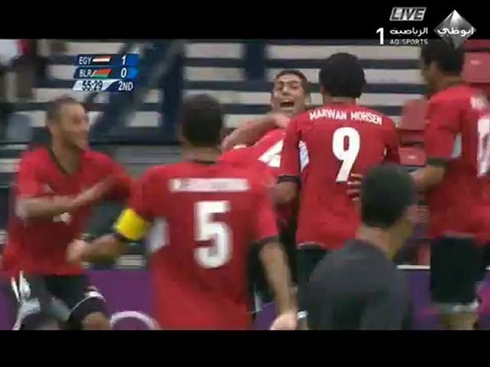 الهدف الاول للمنتخب المصرى