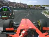 F1 2012 Hungarian GP Alonso Onboard Start [HD] Engine Sounds