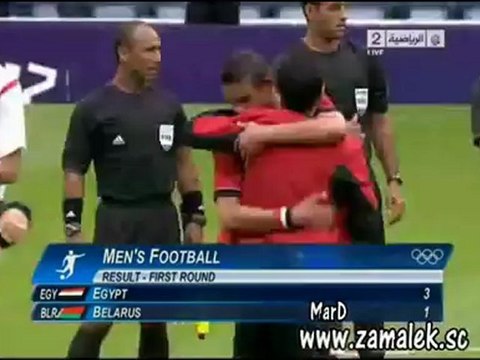 فرحة المنتخب الاولمبي وتاهله لدور ال8