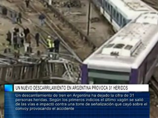 Un nuevo descarrilamiento en Argentina provoca 31 heridos
