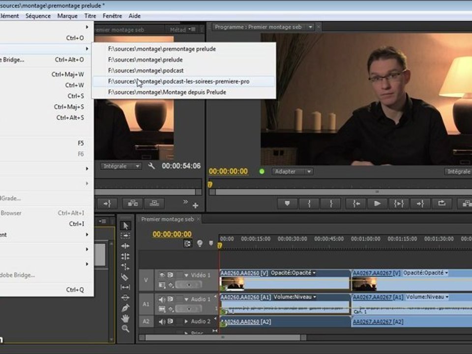 Premiere Pro CS6 : Nouveau logiciel Prelude